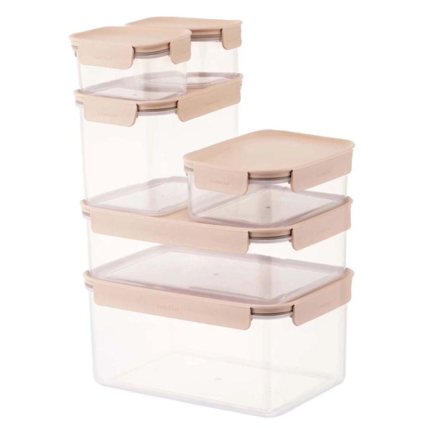 Élelmiszertároló doboz CLASSIC PLUS 1,25 l rózsaszín/átlátszó