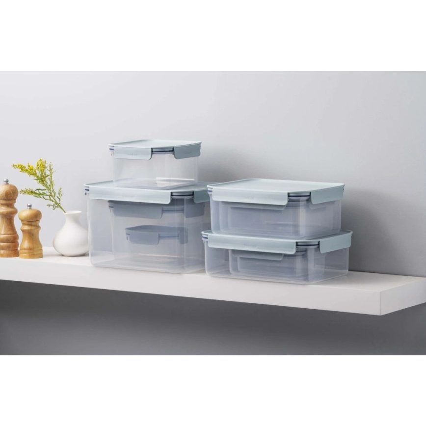 Élelmiszertároló doboz CLASSIC PLUS 420 ml kék/átlátszó