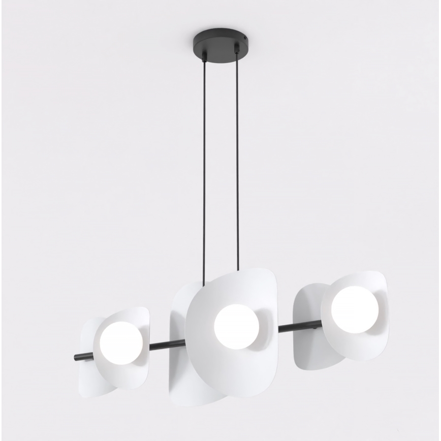 ELEMENTI kábelen függő csillár, 6xG9/8W/230V, szürke