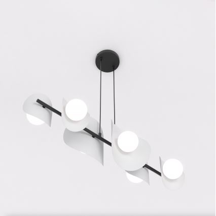 ELEMENTI kábelen függő csillár, 6xG9/8W/230V, szürke