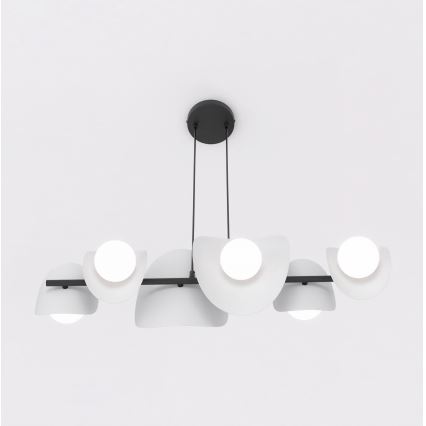 ELEMENTI kábelen függő csillár, 6xG9/8W/230V, szürke