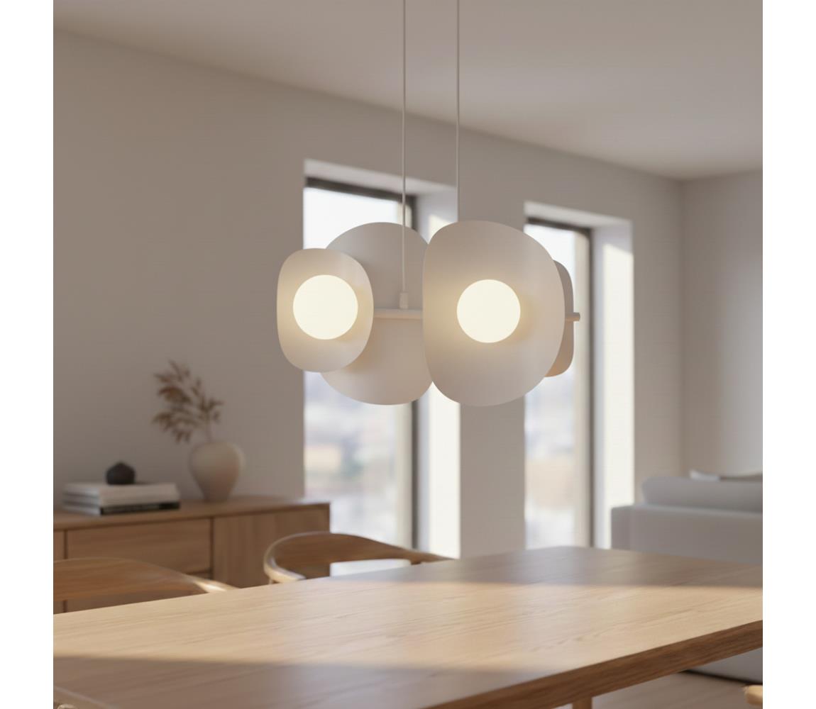 EMIBIG ELEMENTI kábeles csillár 4xG9/8W/230V, fehér 1492/4