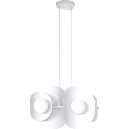 ELEMENTI kábeles csillár 4xG9/8W/230V, fehér