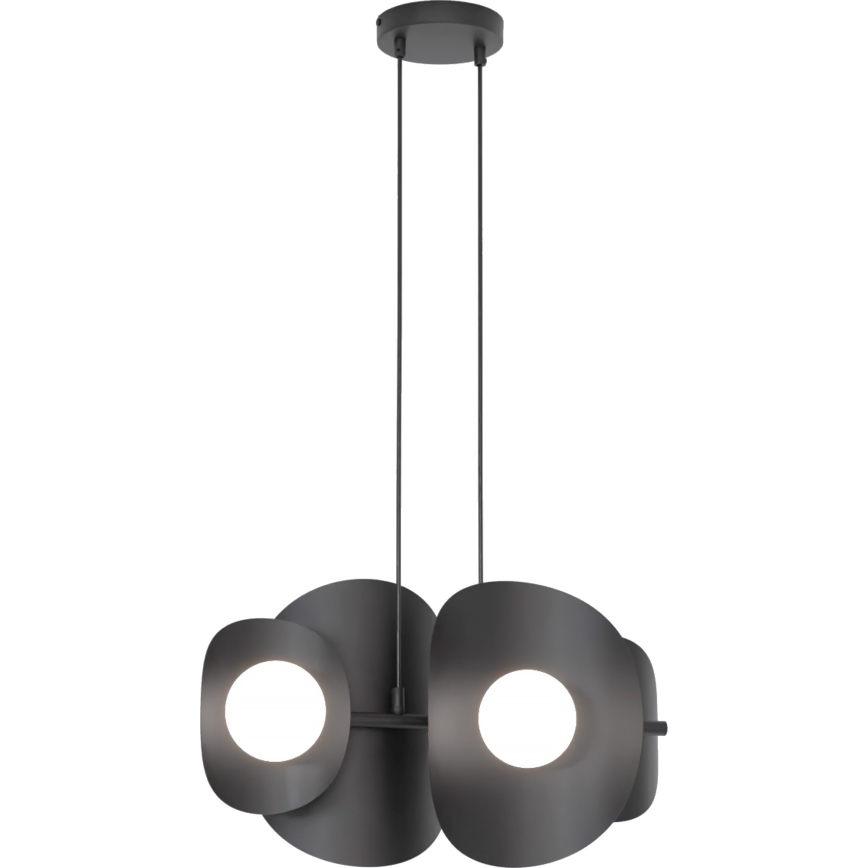 ELEMENTI kábeles csillár 4xG9/8W/230V fekete