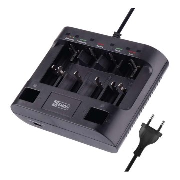 Elemtöltő UNI6 AAA/AA/C/D/9V 230V