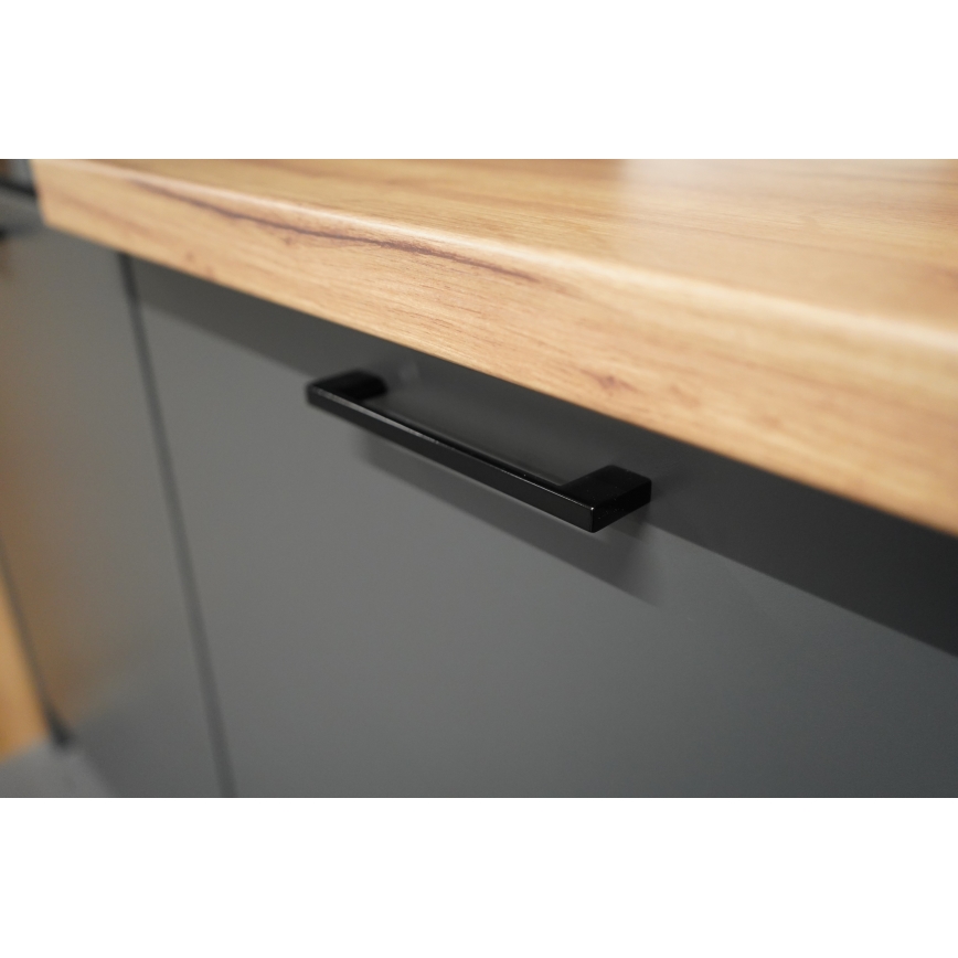 ELISE 180 cm-es grafit konyhablokk