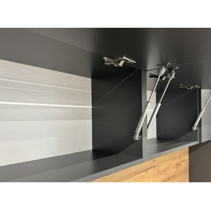 ELISE 180 cm-es grafit konyhablokk