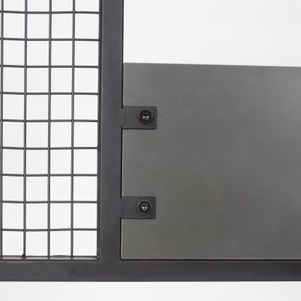 Előszoba fal NOMAD 182x78 cm fekete/antracit