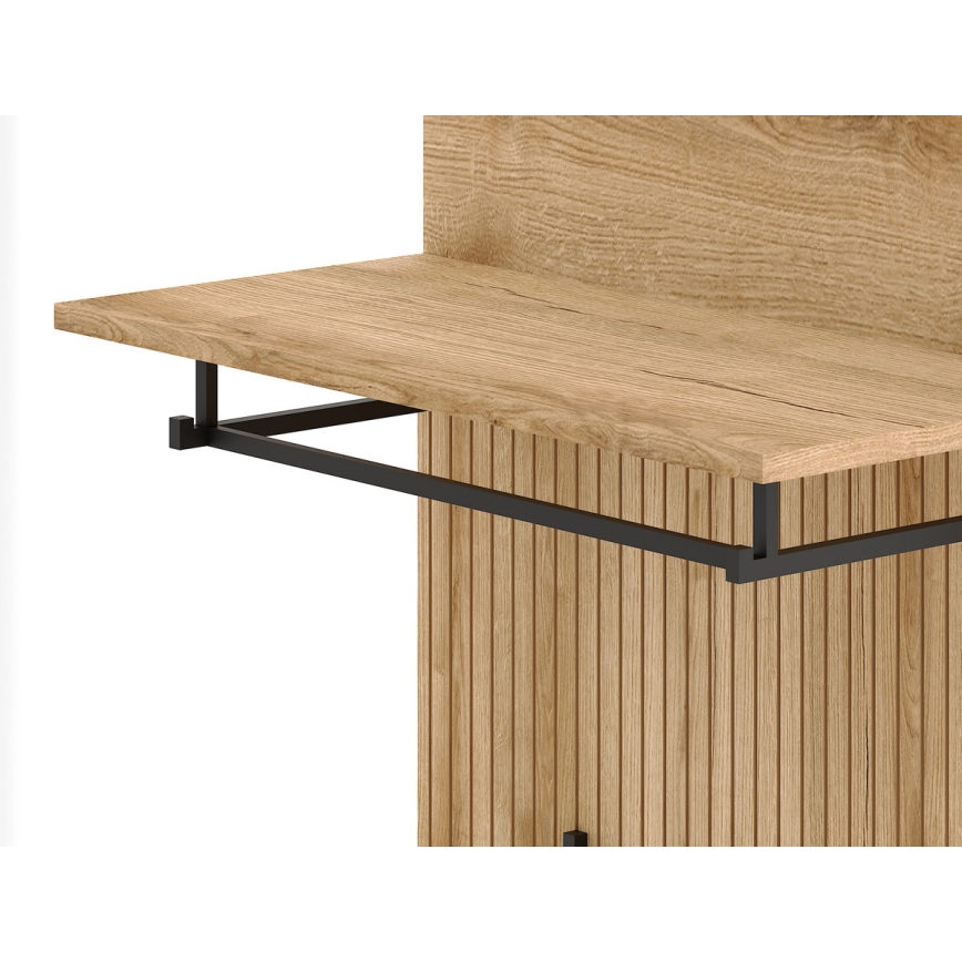 Előszobafal KLEO barna/grafit