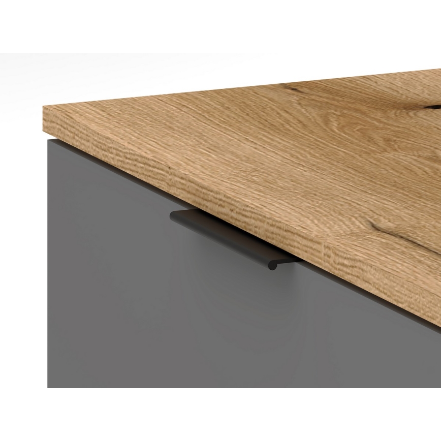 Előszobafal KLEO barna/grafit