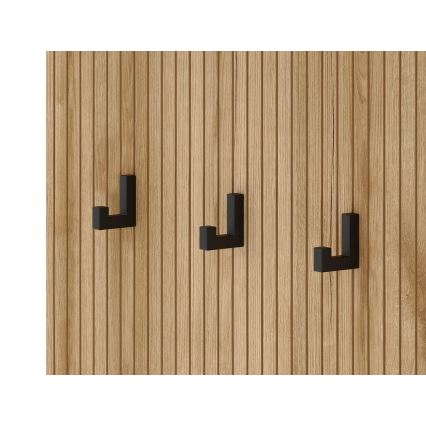 Előszobafal tükörrel SVEN barna/grafit