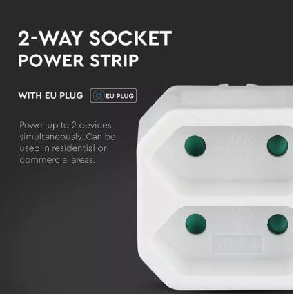 Elosztó 2x2,5A/230V