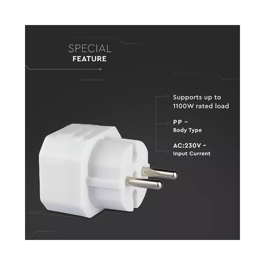 Elosztó 2x2,5A/230V