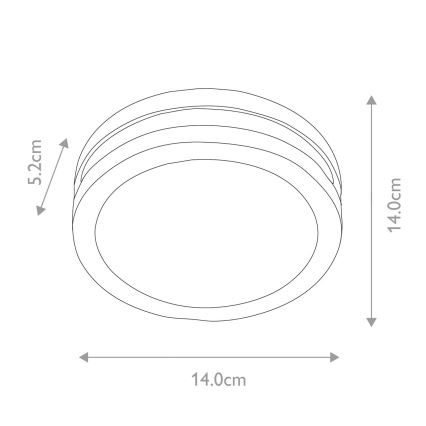 Elstead - LED Kültéri fali lámpa ANO 1xGX53/9W/230V IP54