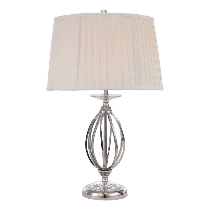 Elstead - Asztali lámpa AEGEAN 1xE27/60W/230V fényezett króm