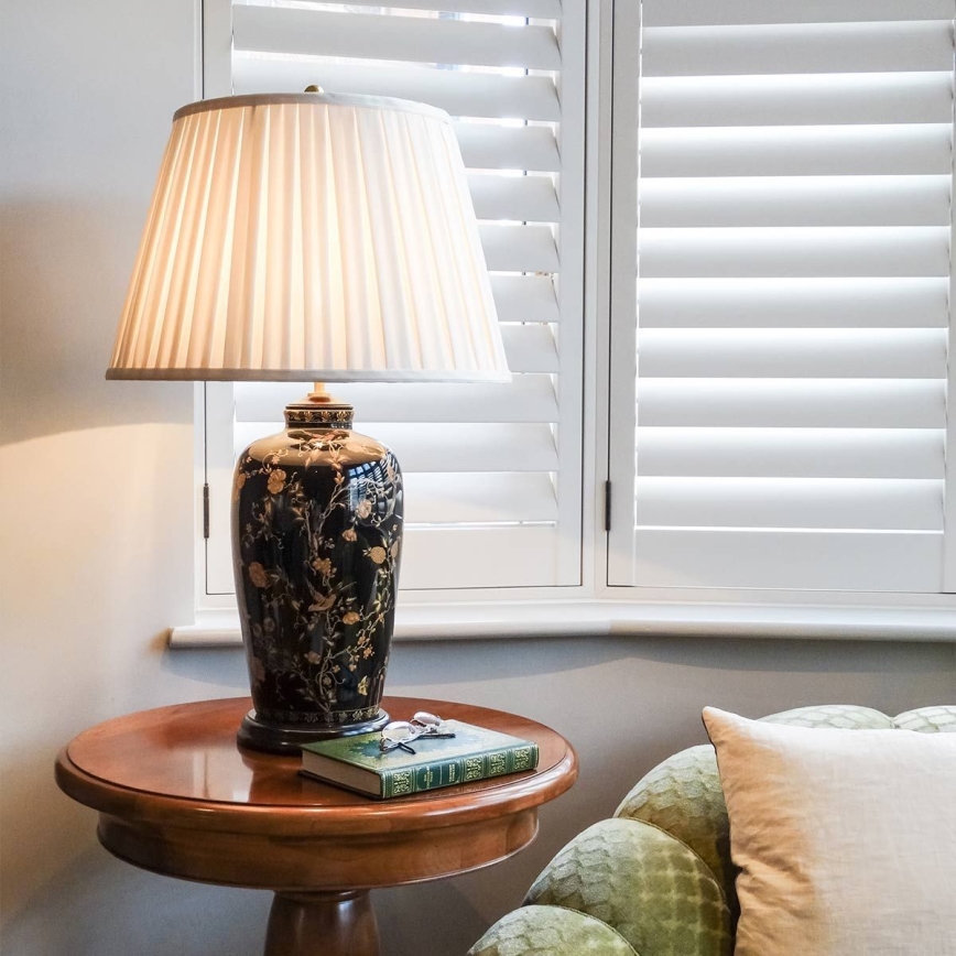 Elstead - Asztali lámpa BLACK BIRDS 1xE27/60W/230V