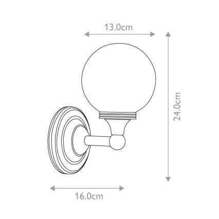 Elstead - LED Fürdőszobai fali lámpa AUSTEN 1xG9/3W/230V IP44