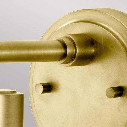 Elstead BATH-MORVAH1-BB - Fürdőszobai fali lámpa MORVAH 1xE27/60W/230V IP44 arany