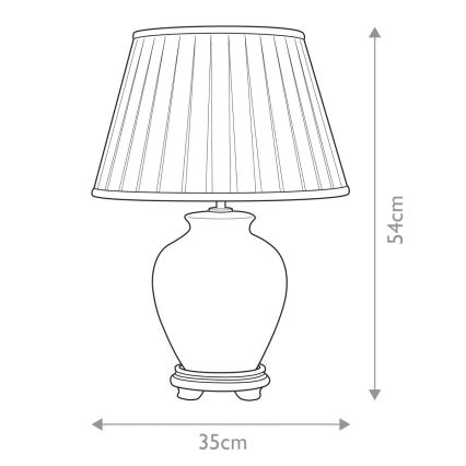 Elstead - Asztali lámpa LINYI 1xE27/60W/230V