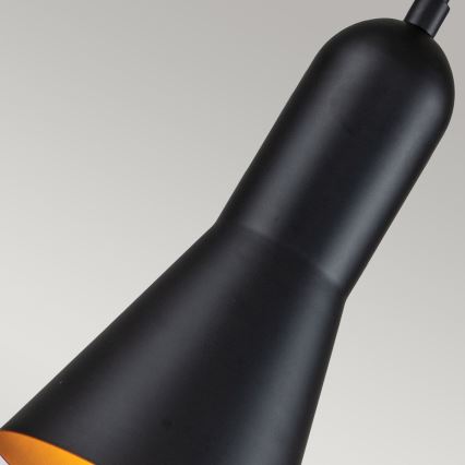 Elstead - Csillár zsinóron ETOILE 1xE27/60W/230V átm. 13,3 cm fekete