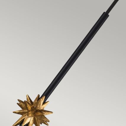Elstead - Csillár zsinóron ETOILE 1xE27/60W/230V átm. 13,3 cm fekete