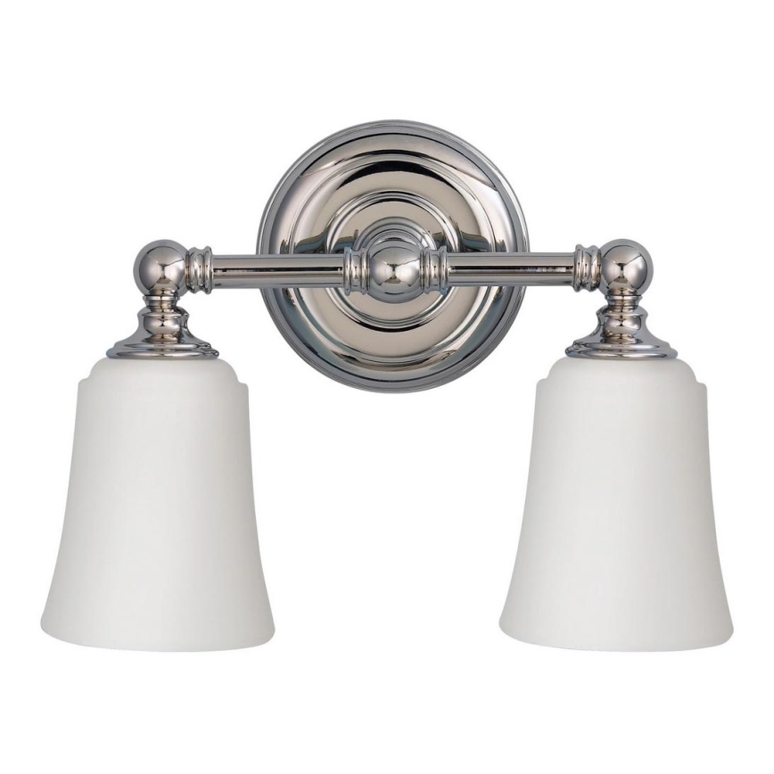 Elstead FE-HUGOLAKE2BATH - LED Fürdőszobai fali lámpa HUGOLAKE 2xG9/3W/230V IP44