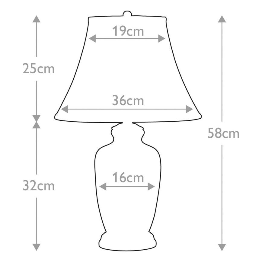 Elstead - Asztali lámpa GOLDTHISTLE 1xE27/60W/230V