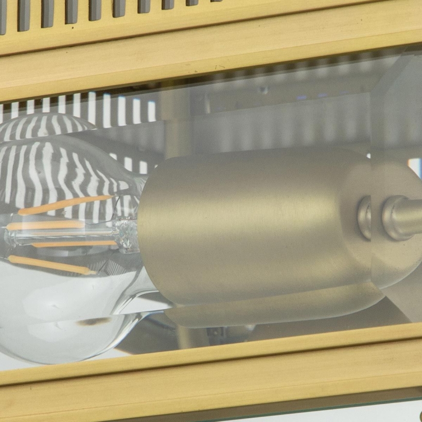 Elstead - Kültéri mennyezeti lámpa HOLBORN 2xE27/60W/230V IP44 aranyszínű