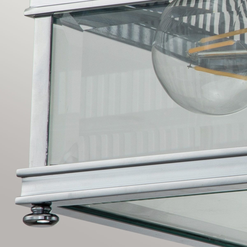 Elstead - Kültéri mennyezeti lámpa HOLBORN 2xE27/60W/230V IP44 fényes króm