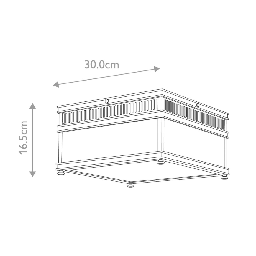Elstead - HOLBORN kültéri mennyezeti lámpatest 2xE27/60W/230V IP44 türkiz