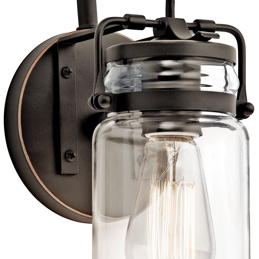 Elstead KL-BRINLEY1-OZ - Fali lámpa BRINLEY 1xE27/60W/230V antracit