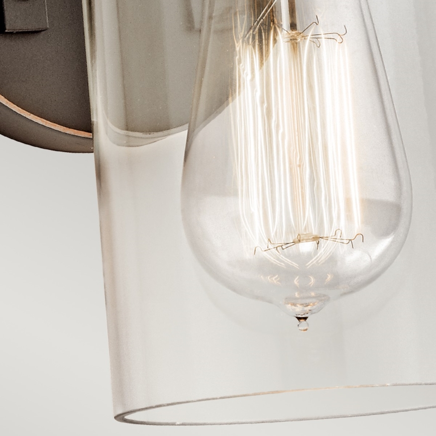 Elstead KL-BRINLEY1-OZ - Fali lámpa BRINLEY 1xE27/60W/230V antracit