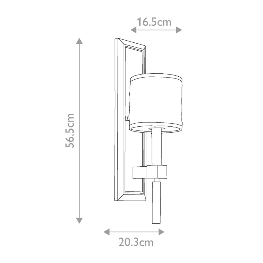Elstead KL-CELESTIAL1 - Fali lámpa CELESTIAL 1xE14/60W/230V