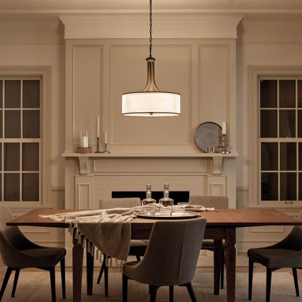 Elstead KL-LACEY-P-L-MB - Csillár láncon LACEY 4xE27/60W/230V