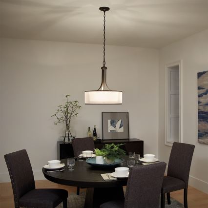 Elstead KL-LACEY-P-L-MB - Csillár láncon LACEY 4xE27/60W/230V