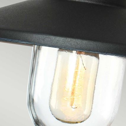 Elstead - Kültéri lámpa KLAMPENBORG 1xE27/60W/230V IP44 fekete