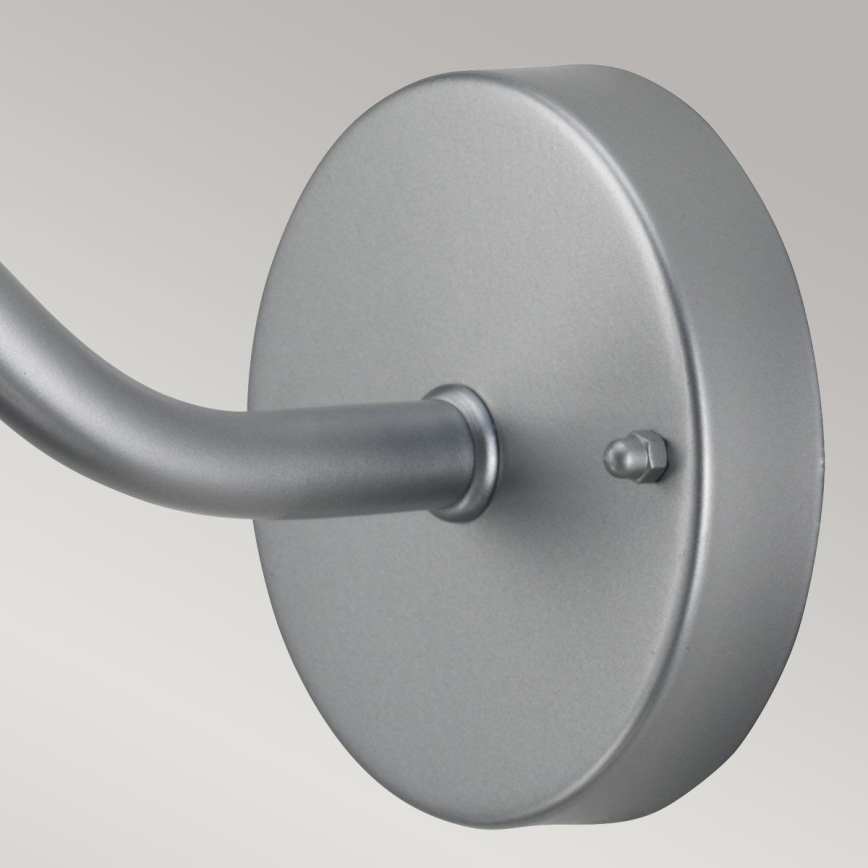 Elstead - Kültéri fali lámpa KLAMPENBORG 1xE27/60W/230V IP44 matt króm