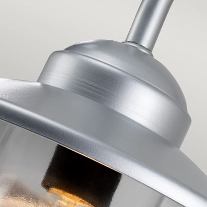 Elstead - Kültéri fali lámpa KLAMPENBORG 1xE27/60W/230V IP44 matt króm