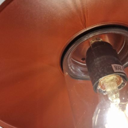 Elstead - Kültéri fali lámpatest KLAMPENBORG 1xE27/60W/230V IP44 piros