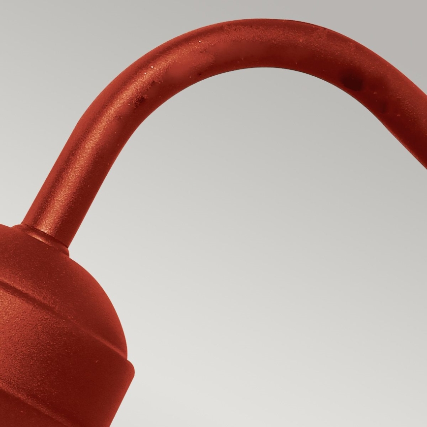 Elstead - Kültéri fali lámpatest KLAMPENBORG 1xE27/60W/230V IP44 piros