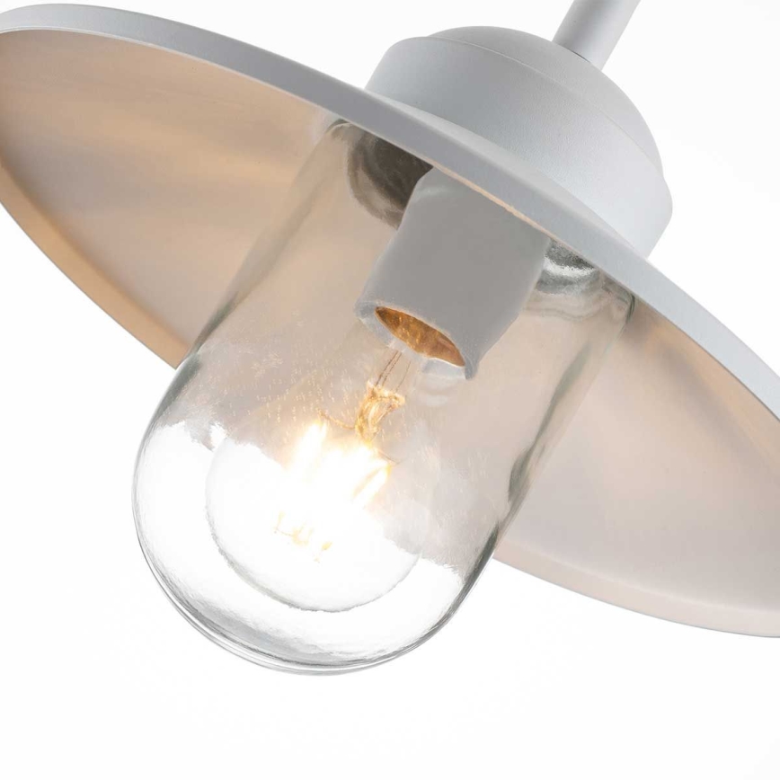 Elstead - Kültéri fali lámpatest KLAMPENBORG 1xE27/60W/230V IP44 fehér