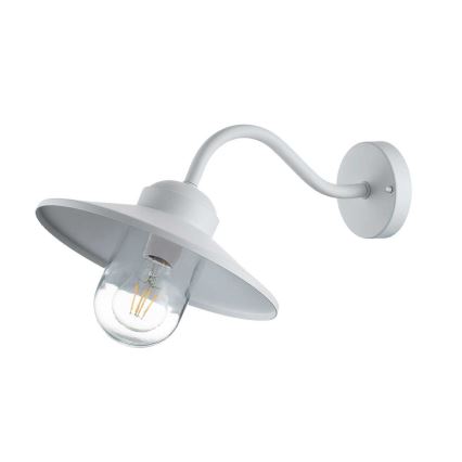 Elstead - Kültéri fali lámpatest KLAMPENBORG 1xE27/60W/230V IP44 fehér