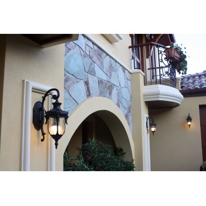 Elstead - Kültéri fali lámpa PHILADELPHIA 1xE27/100W/230V IP44