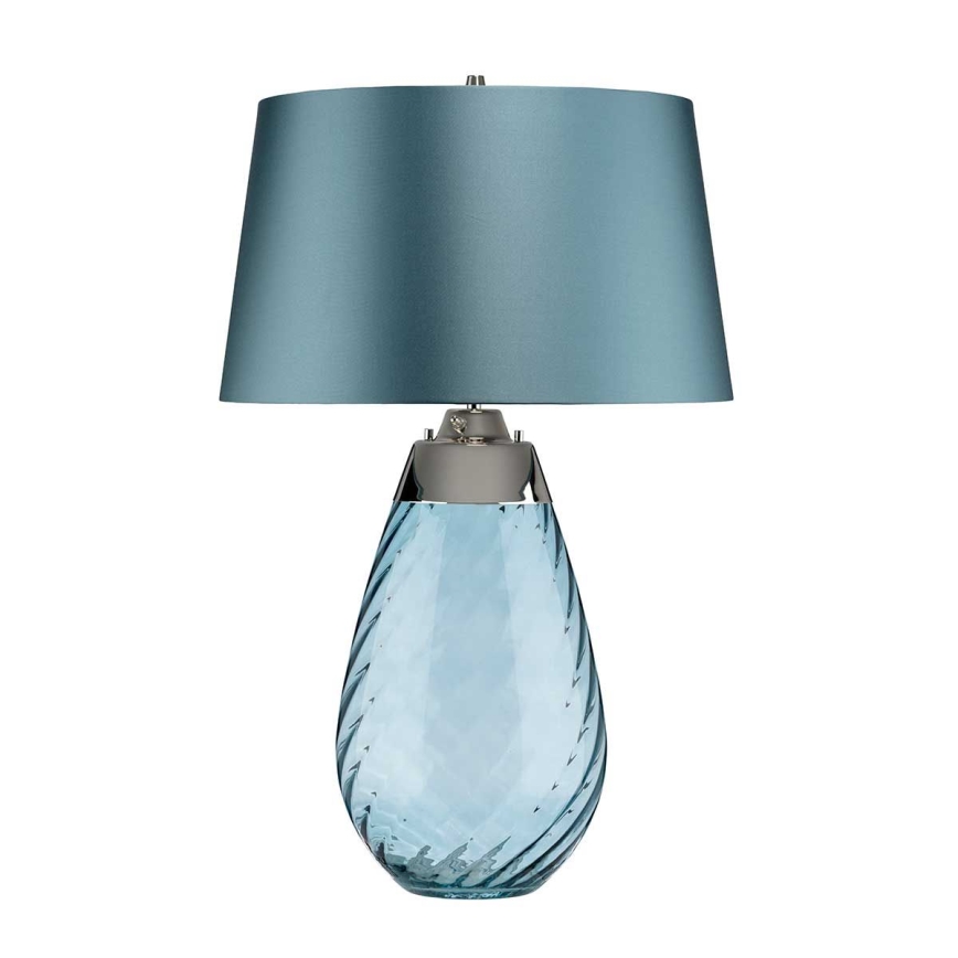 Elstead - LED asztali lámpa LENA 1xE27/40W/230V + 1xGU10/7W 74 cm kék