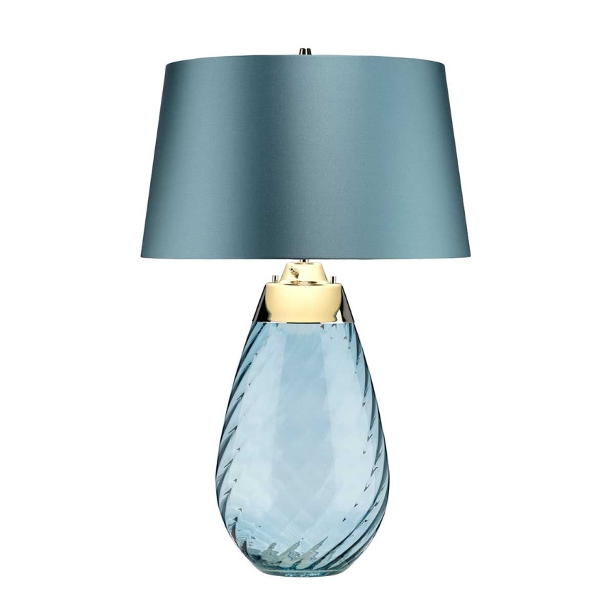 Elstead - LED asztali lámpa LENA 1xE27/40W/230V + 1xGU10/7W 74 cm kék