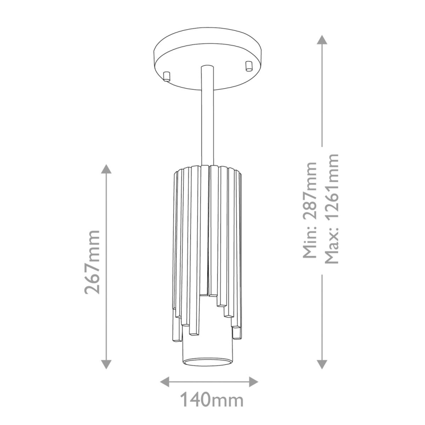 Elstead - Csillár rúdon MARVELE 1xE14/40W/230V arany