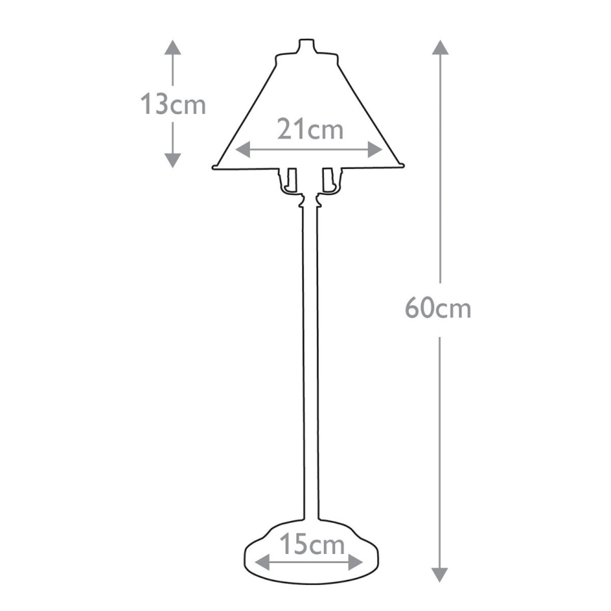 Elstead PV-SL-AB - LED Asztali lámpa PROVENCE 1xE14/4W/230V