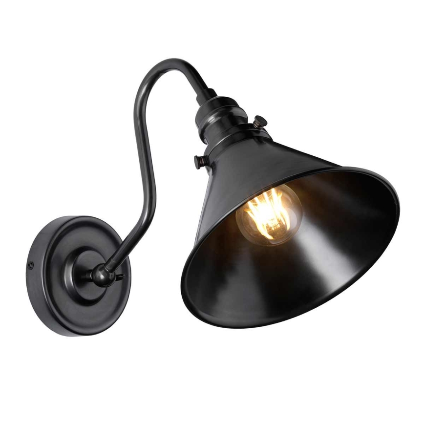 Elstead - Fali lámpa PROVENCE 1xE27/60W/230V fekete