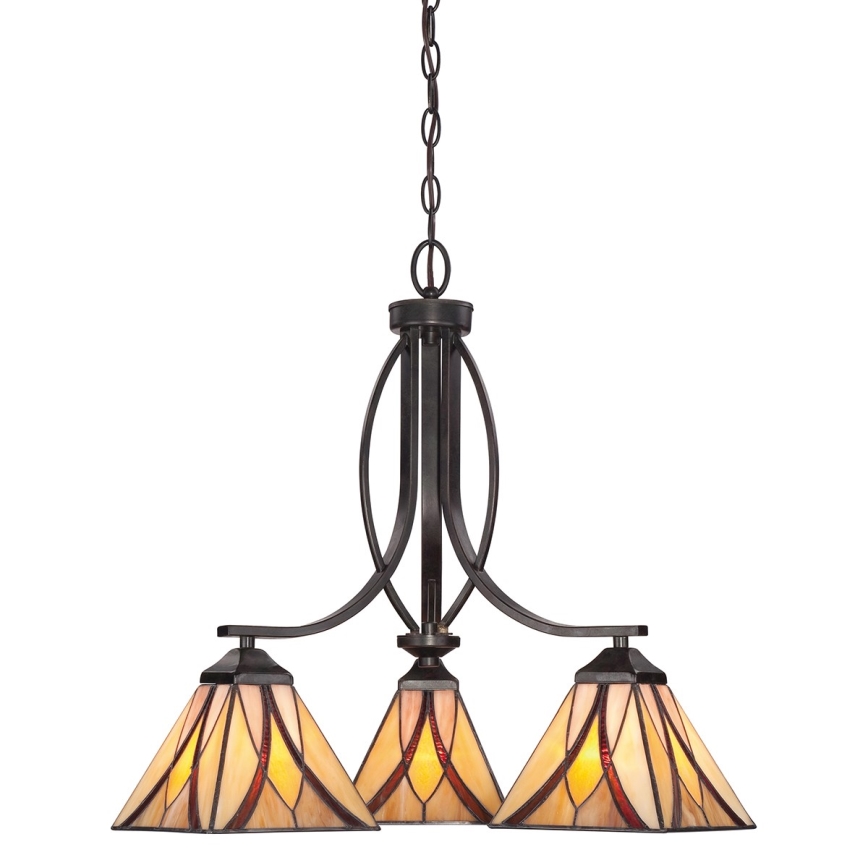Elstead - Tiffany ASHEVILLE láncos csillár 3xE27/60W/230V