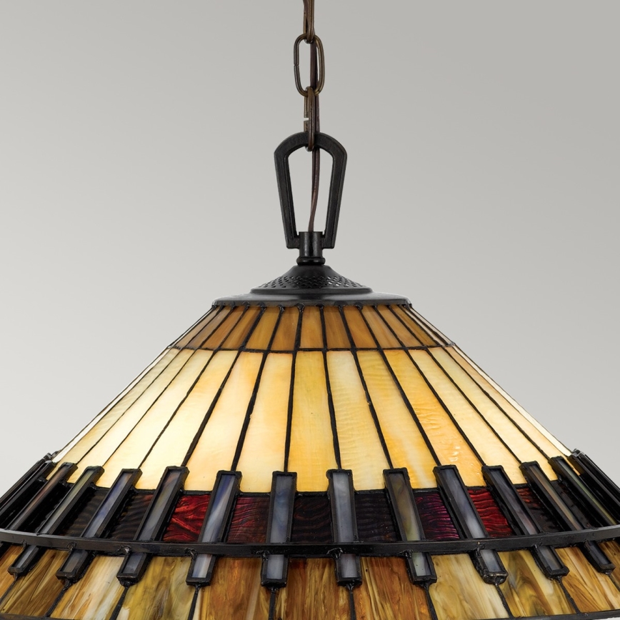 Elstead QZ-CHASTAIN-P - Csillár láncon CHASTAIN 3xE27/60W/230V